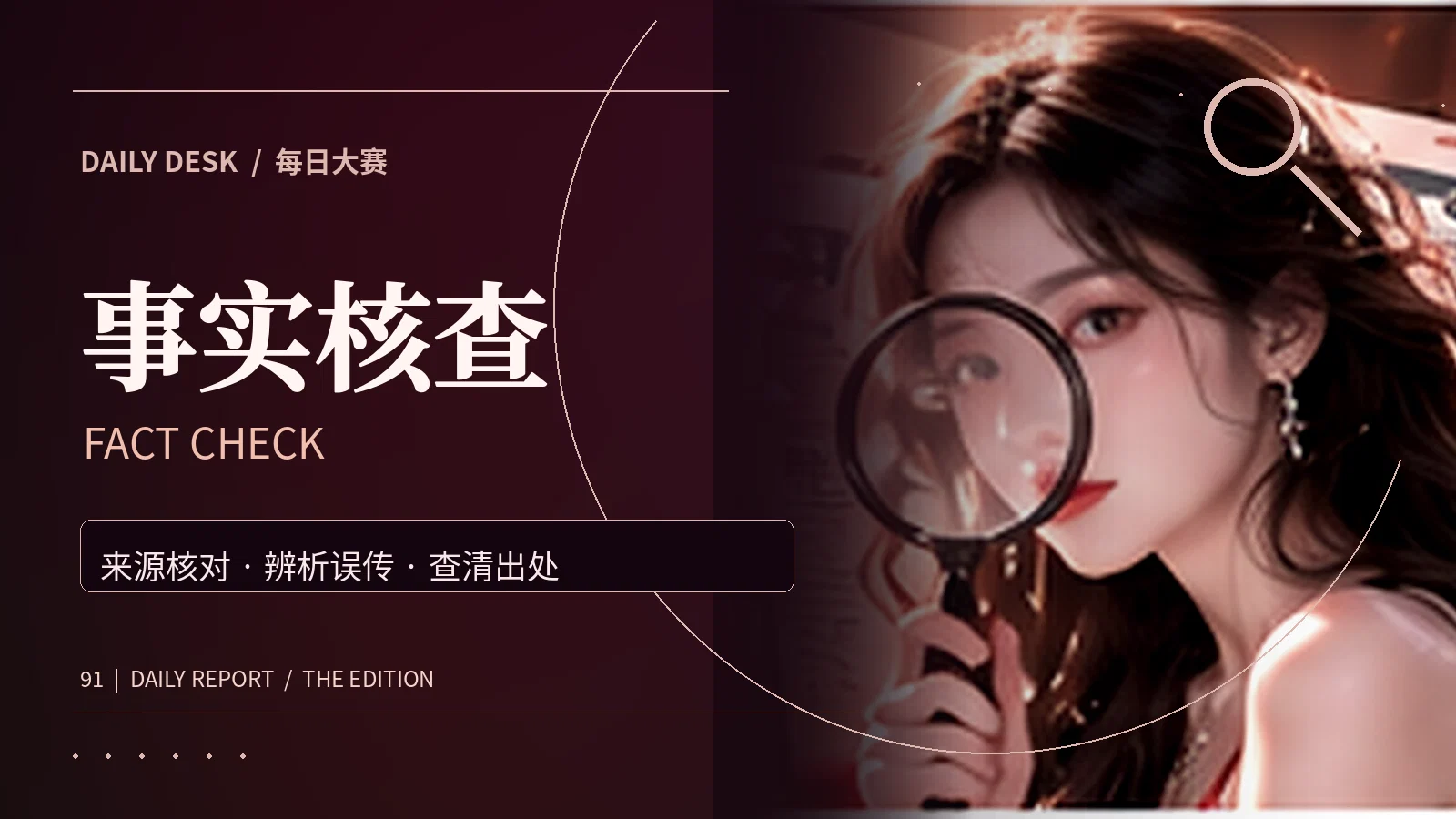 事实核查与来源判断